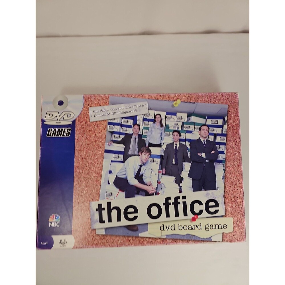 The Office DVD Board Game NBC Dunder Mifflin Complete 2-6 Players Adult